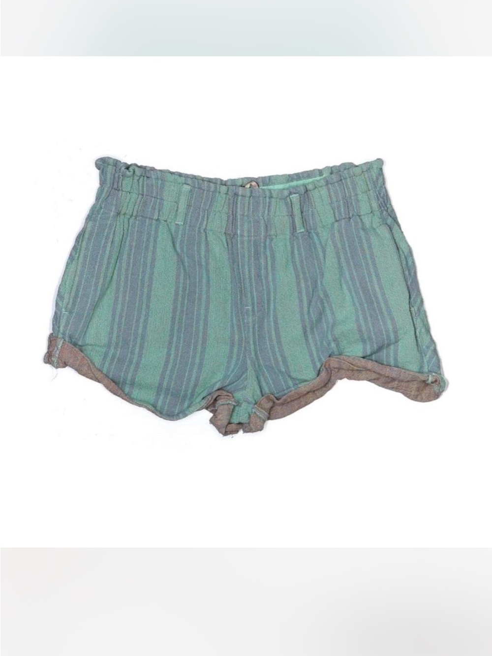 Free people Striped Elastic Shorts size Large